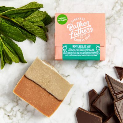 Natural Vegan Mint Chocolate Face & Body soap
